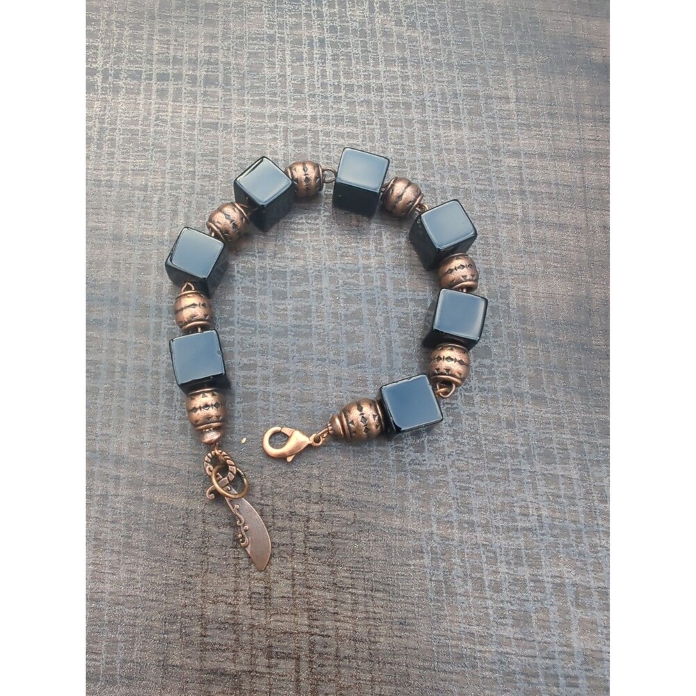 Black Charm Bracelet